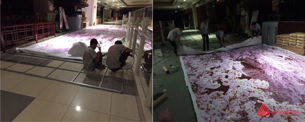 Thi công bạt Hiflex công trình